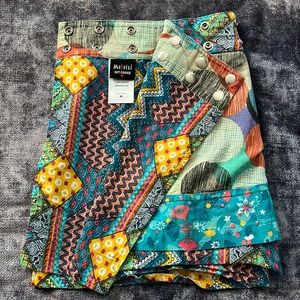 Moshiki wrap skirt. Reversible & adjustable.